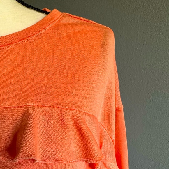 NWT EXPRESS ONE ELEVEN TANGERINE TOP. Size XS. - Picture 4 of 6